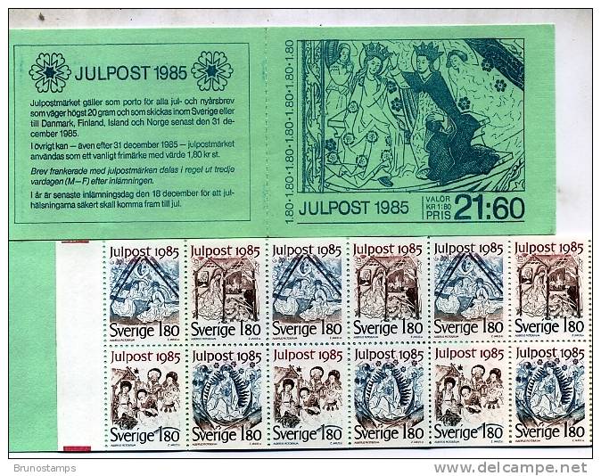 SWEDEN/SVERIGE - 1985  CHRISTMAS  BOOKLET   MINT NH - 1981-..