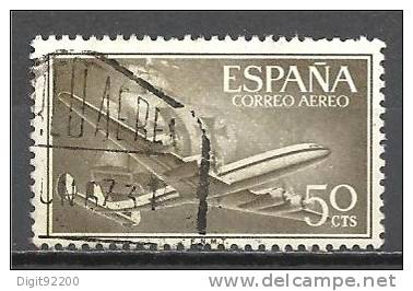 1 W Valeur Used,oblitérée - ESPAGNE - ESPAÑA - AEREO * 1955 - N° 1146-7 - Usados