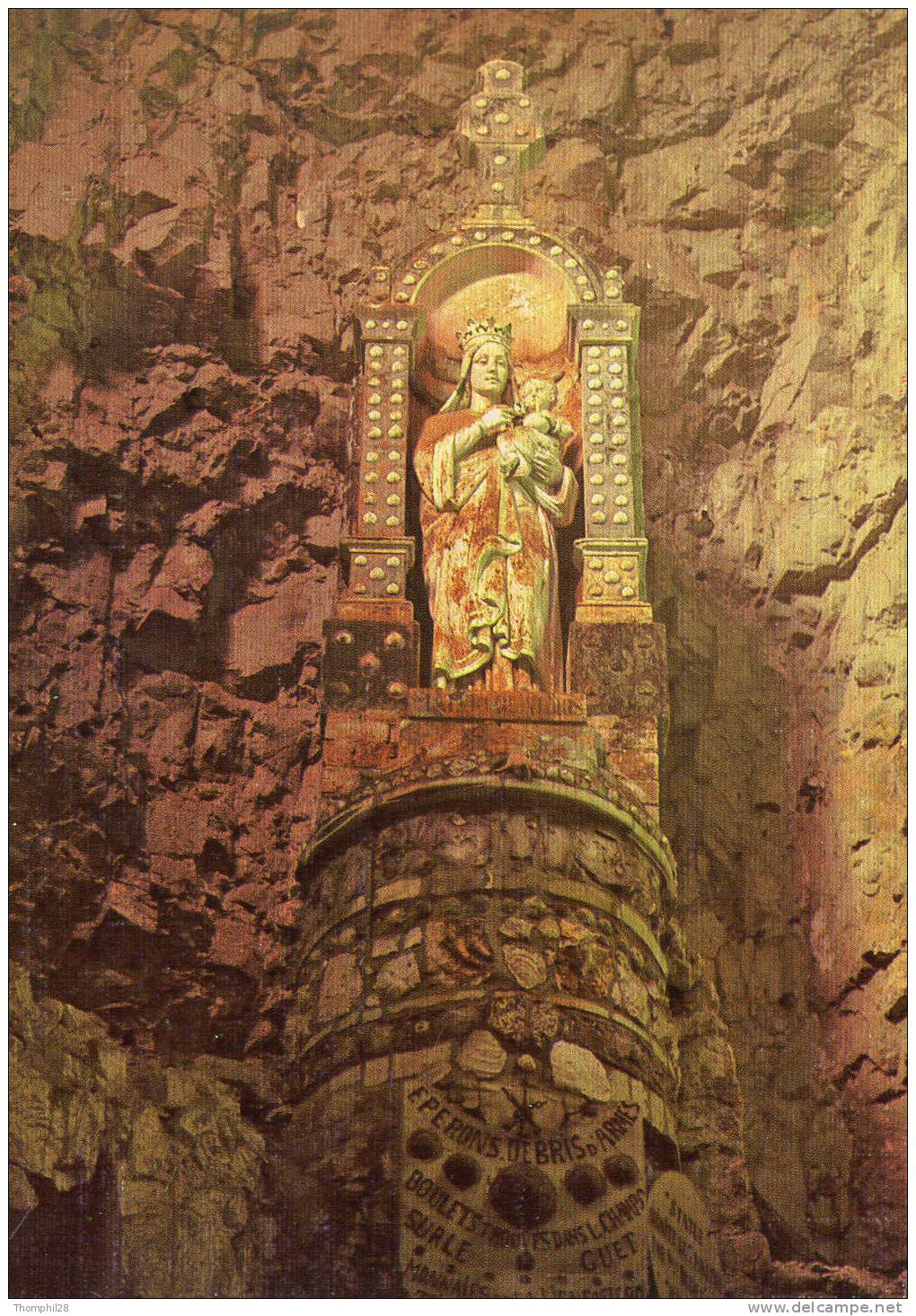 Lot De 2 Cartes Des GROTTES DE NAOURS (80114) : La Vierge à La Rotonde / Dédale Des Chapelles - TBE, Neuves, 3 Scans - Naours