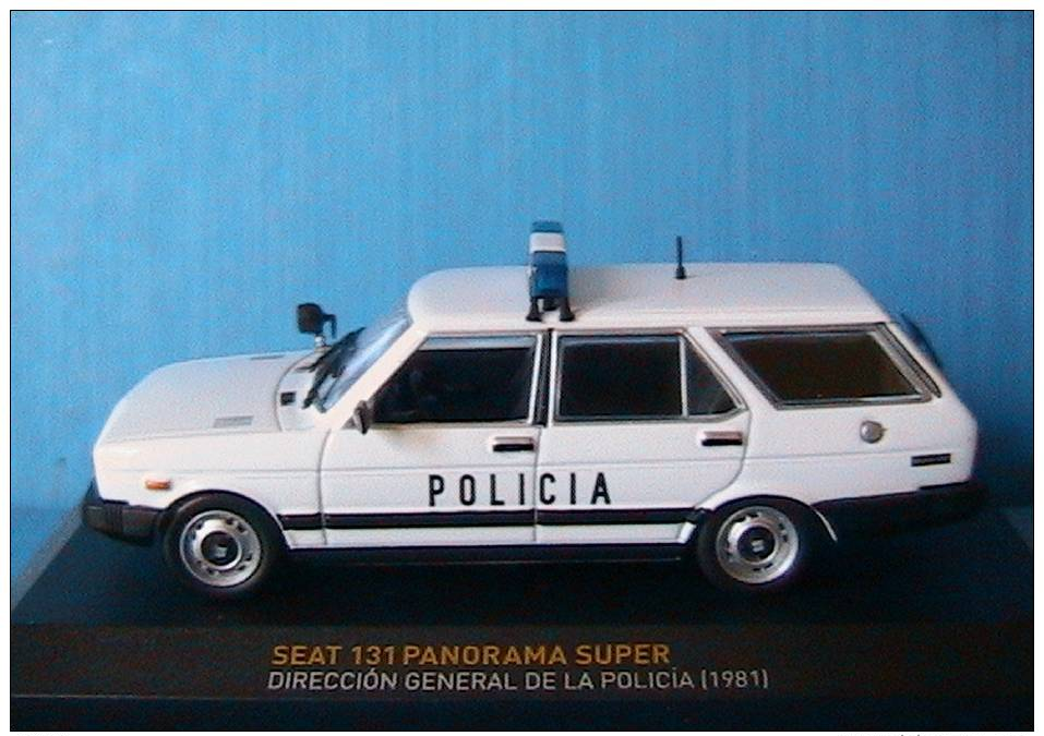 SEAT 131 PANORAMA SUPER DIRECCION GENERAL DE LA POLICIA 1981 IXO 1/43 - Ixo