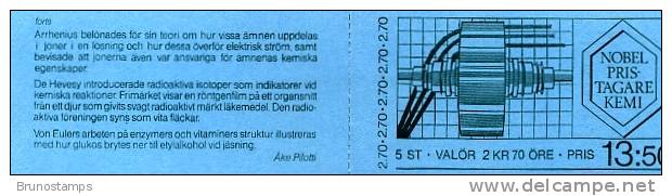 SWEDEN/SVERIGE - 1983 NOBEL PRIZE  BOOKLET  MINT NH - 1981-..