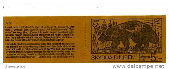 SWEDEN/SVERIGE - 1973  FAUNA  BOOKLET  MINT NH - 1951-80
