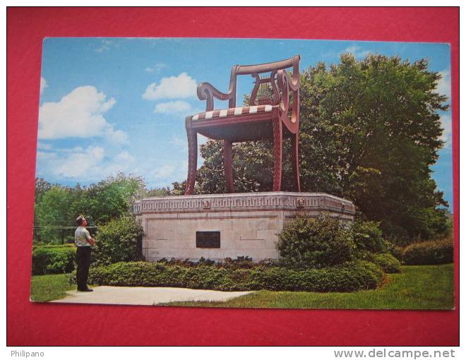 Thomasville NC             World's Largest Chair --Early Chrome - Other & Unclassified