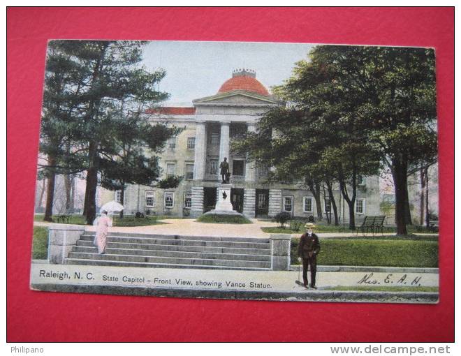 Raleigh NC   Sate Capitol Front View - Raleigh