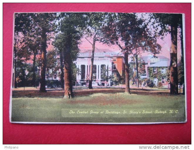 Raleigh NC   St Marys School   Circa 1910 - Raleigh