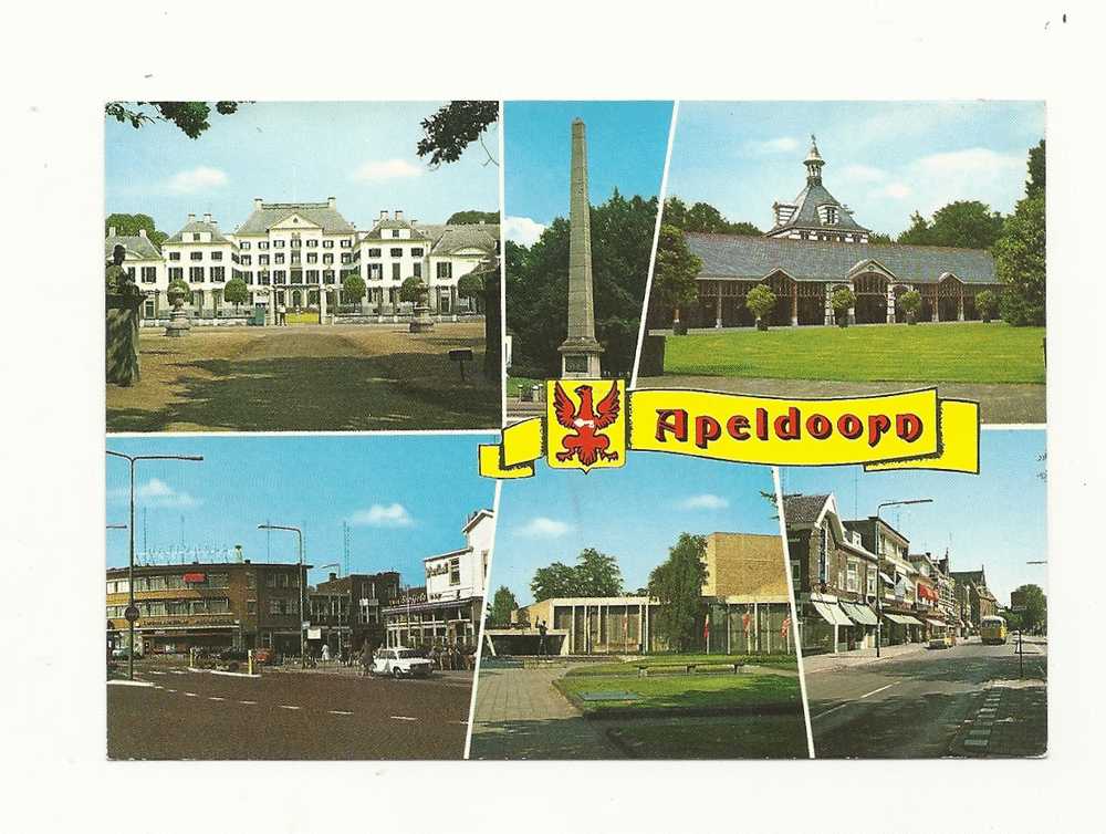 Cp, Pays-Bas, Apeldoorn, Multi-Vues, écrite - Apeldoorn