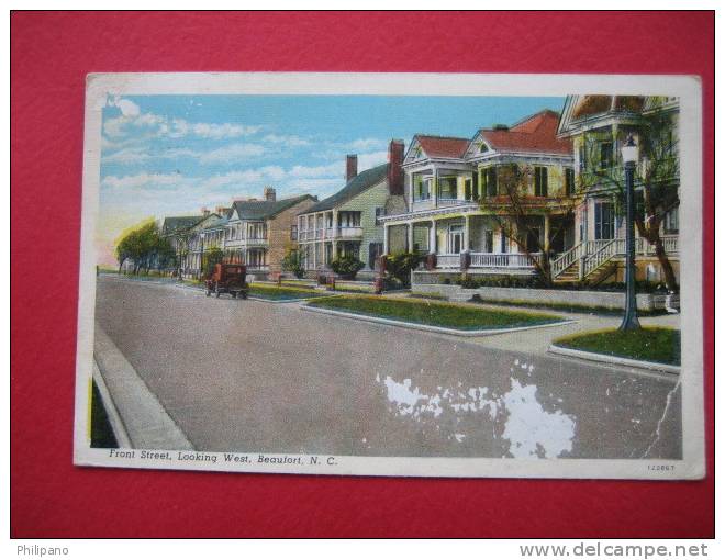 Beaufort NC  Front Street -- 1942 Cancel Poor Condition Paper Flak Front Crease Right Bottom - Sonstige & Ohne Zuordnung