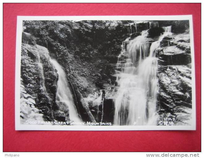 Real Photo By Cline---  Soco Falls Great Smokey Mountains  ----EKC Stamp Box - Sonstige & Ohne Zuordnung