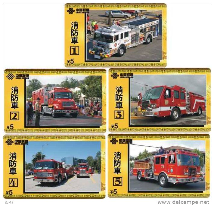 A04345 China phone cards Fire Engine 60pcs