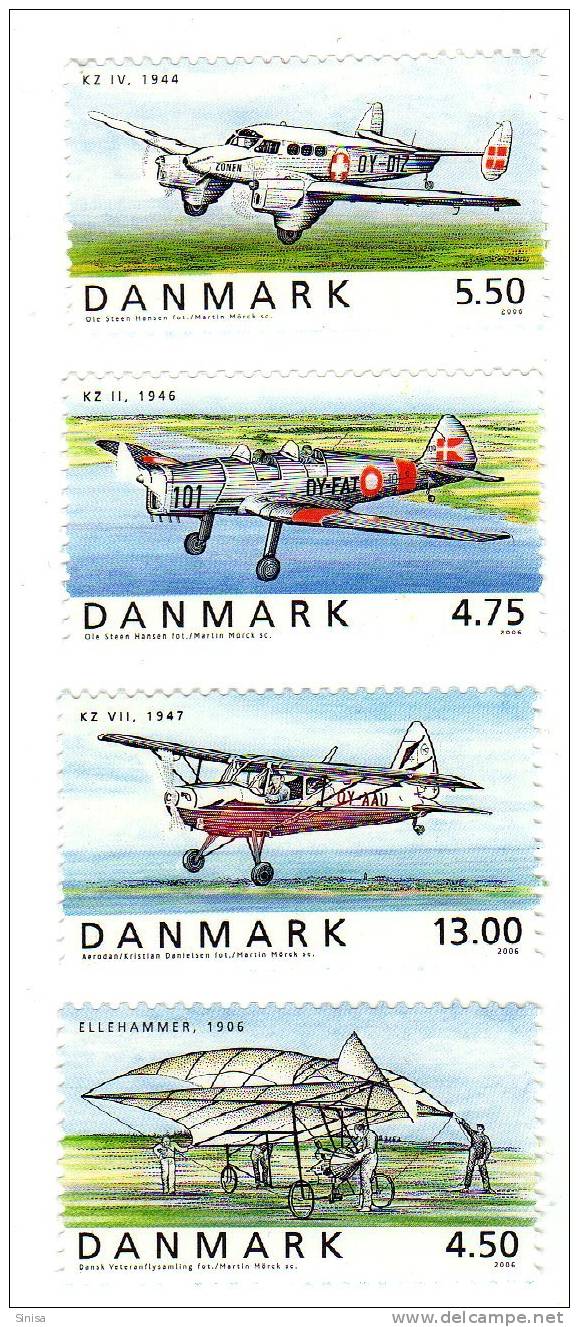 Denmark / Airplanes / Planes - Unused Stamps