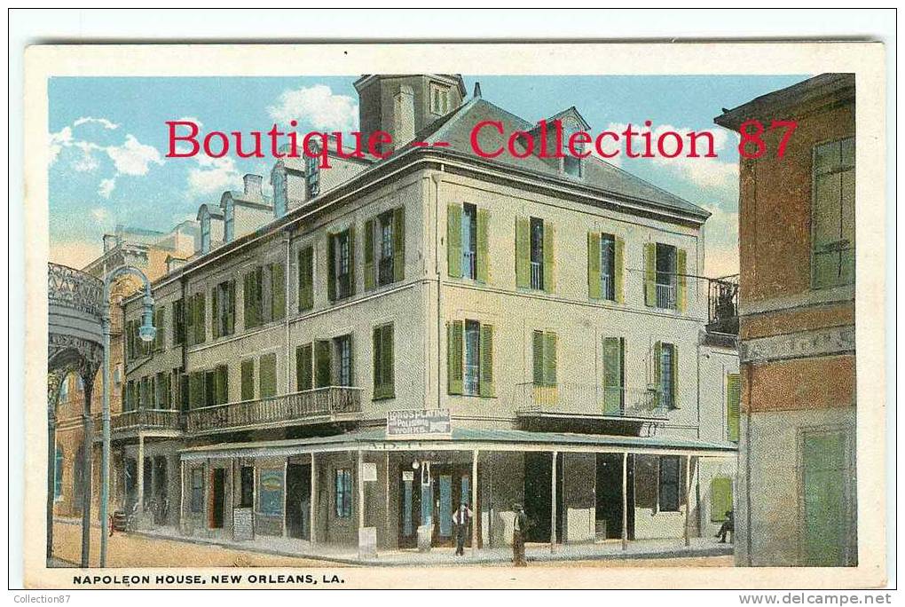 AMERICA - LA  LOUISIANE - NAPOLEON HOUSE  NEW ORLEANS  - DOS VISIBLE - New Orleans