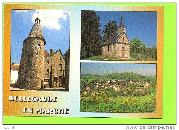 23 BELLEGARDE En MARCHE : La Tour De L'horloge La Chapelle Vue Générale - Bellegarde