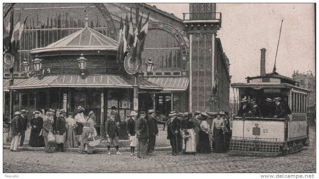 76 SEINE MARITIME - CP ANIMEE LE HAVRE - LA GARE - L. V. & Cie N° 49 - BEAU PLAN DE TRAMWAY N°22 - Gare