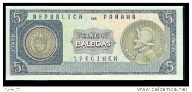 Panama -   Billet De  5 Balboas  -  Fictif  -  Fantaisie -De Balboa  -  Neuf  UNC - Panama