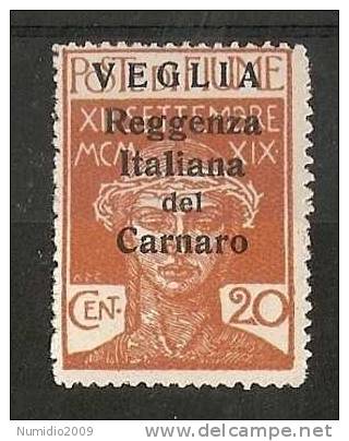 1920 VEGLIA 20 CENT MNH ** - RR7527 - Arbe & Veglia