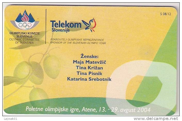 Slovenia Tennis Olympic Games Athens 2004. Type 2 - Slowenien