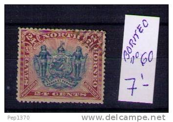 BORNEO DEL NORTE 1894 - YVERT Nº 60 - Noord Borneo (...-1963)