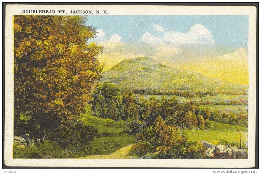 USA Postcard Doubleheed Mountain, Jackson, New Hampshire - Altri & Non Classificati