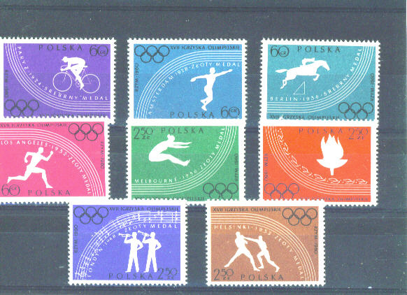 POLAND - 1960 Olympics MM - Ongebruikt