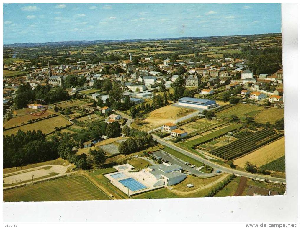 LA CHATAIGNERAIE      VUE GENERALE   STADE  PISCINE - La Chataigneraie