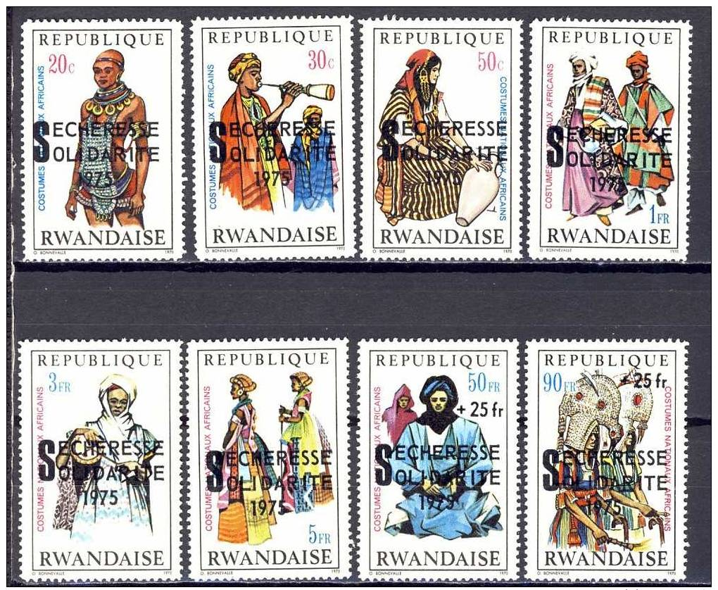 Rwanda Cat Off. De Belg. Nr 690-697  Neufs - Postfris - MNH  (xx) - Unused Stamps