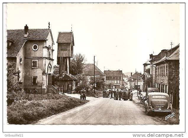 PUTTELANGE   -   * L´ EGLISE PROVISOIRE * Route De SARREGUEMINES  -    Editeur : Wilhelm KREBS De Puttelange.    N° 1314 - Puttelange