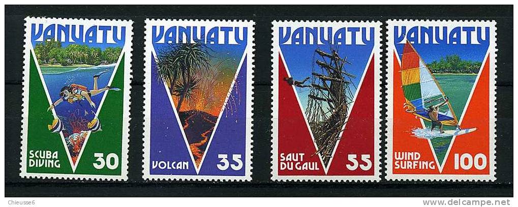 Vanuatu ** N° 731 à 734 - Tourisme - Vanuatu (1980-...)