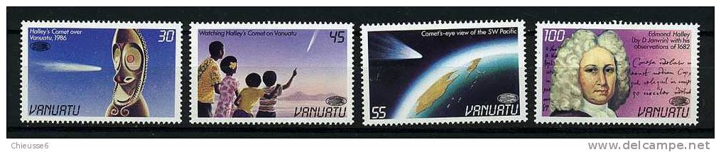 Vanuatu ** N° 743 à 746 - Passage De La Comète De Halley - Vanuatu (1980-...)