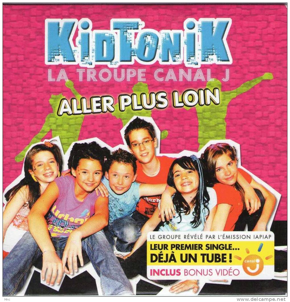 CD 2 Titres KIDTONIK "Aller Plus Loin" - Niños