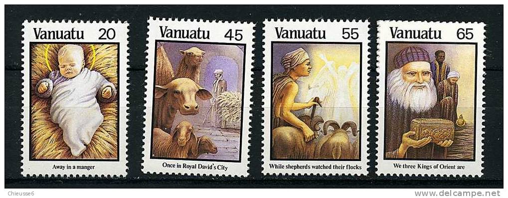Vanuatu ** N° 788 à 791 - Noël - Vanuatu (1980-...)