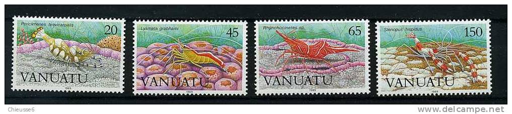 Vanuatu ** N° 822 à 8254 - Crevettes - Vanuatu (1980-...)