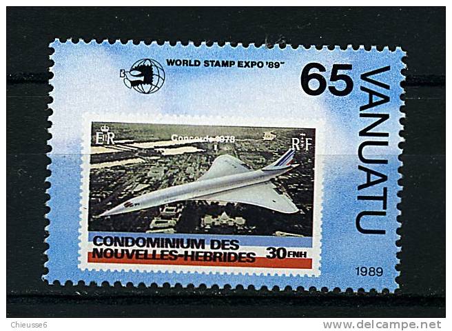 Vanuatu ** N° 837 - "World Stamp Expo 90" Tbre S/tbre - Vanuatu (1980-...)