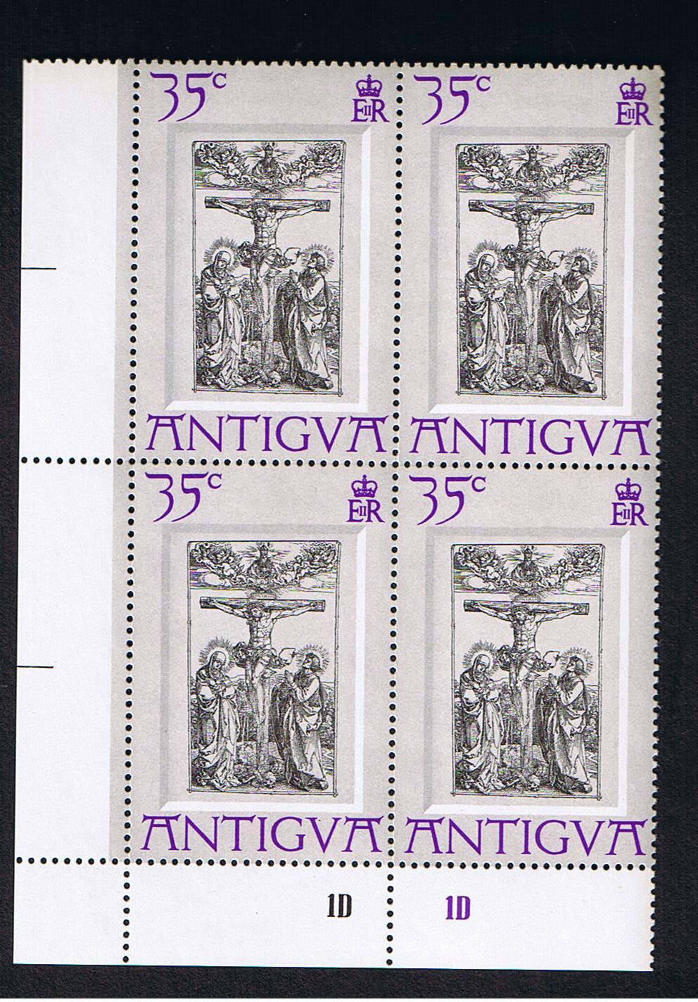 RB 632 - Antigua MNH 1971 Easter Stamps In Corner Blocks Of 4 - Antigua And Barbuda (1981-...)