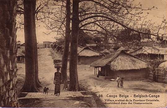 CONGO BELGE ** BELGISCH CONGO  BELGIUM **  15 CENTIMES **  NO 98 VILLAGE ARABISE DE LA PROVINCE ORIENTALE - Entiers Postaux