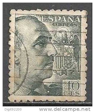 1 W Valeur Used,oblitérée - ESPAGNE - YT 683 * 1940/1945 - N° 1041-12 - Used Stamps