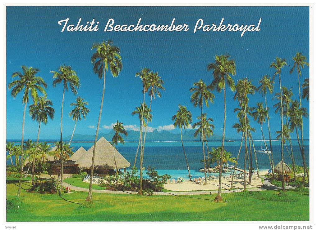 CARTE POSTALE - HOTEL TAHITI BEACHCOMBER PARKROYAL - Tahiti