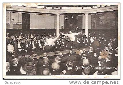 CPA Thème " Les Sports " -  " Assaut Au Fleuret " (imp. Emile Pécaud).. - Escrime