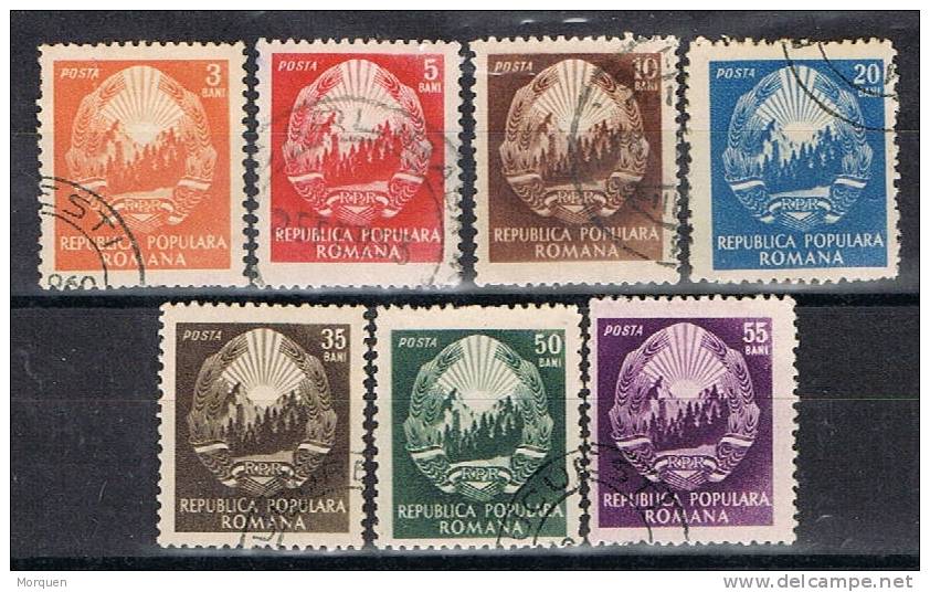Rumania  Num 1264A -1270, Cat Yvert  (NO COMPLETA) º - Used Stamps