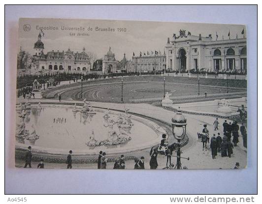 DC30 Postkaart Bruxelles - Exposition 1910 - Fêtes, événements