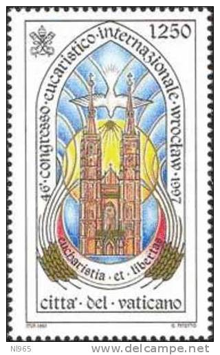 CITTA´ DEL VATICANO - VATIKAN STATE - GIOVANNI PAOLO II - ANNO 1997 - CONGRESSO EUCARISTICO  - NUOVI ** MNH - Ongebruikt