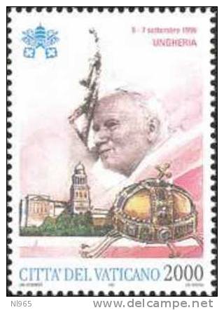 CITTA´ DEL VATICANO - VATIKAN STATE - GIOVANNI PAOLO II - ANNO 1997 - VIAGGI DEL PAPA - NUOVI ** MNH - Ongebruikt