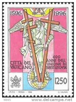 CITTA' DEL VATICANO - VATIKAN STATE - GIOVANNI PAOLO II - ANNO 1996 - ANNIVERSARI  - NUOVI ** MNH - Neufs