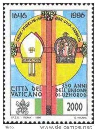 CITTA' DEL VATICANO - VATIKAN STATE - GIOVANNI PAOLO II - ANNO 1996 - ANNIVERSARI  - NUOVI ** MNH - Ongebruikt