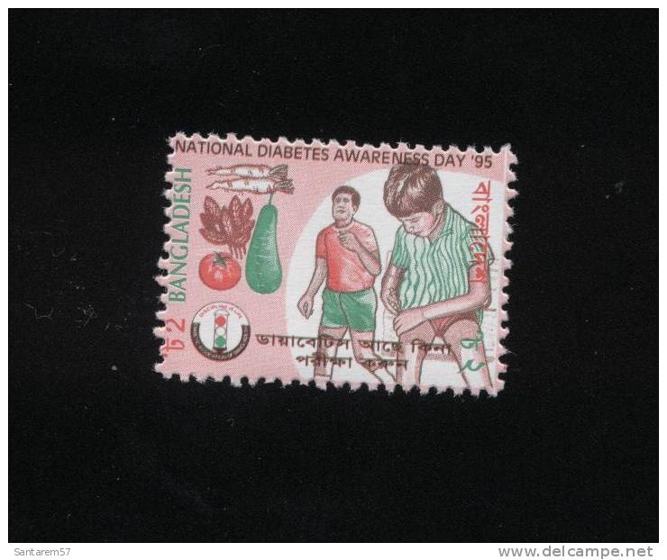 Timbre Stamp NATIONAL DIABETES AWARENESS DAY 95 BANGLADESH - Bangladesh