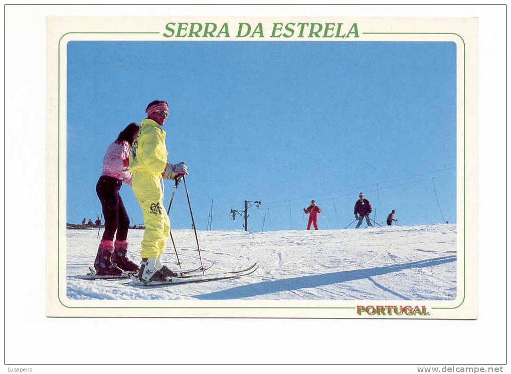 Portugal Cor 08593 – SERRA DA ESTRELA - SKIADORES - Guarda