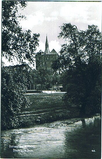 Ostseebad Kolberg  Blick Zum Dom   1935 - Pommern