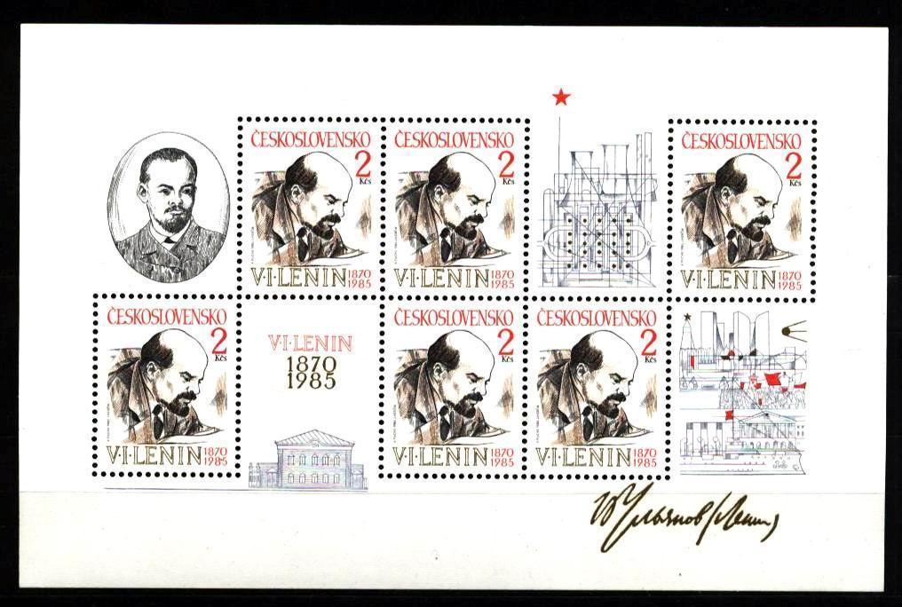 CS 1985 Mi 2805 BL 62 Yt BF 66 ** - Unused Stamps