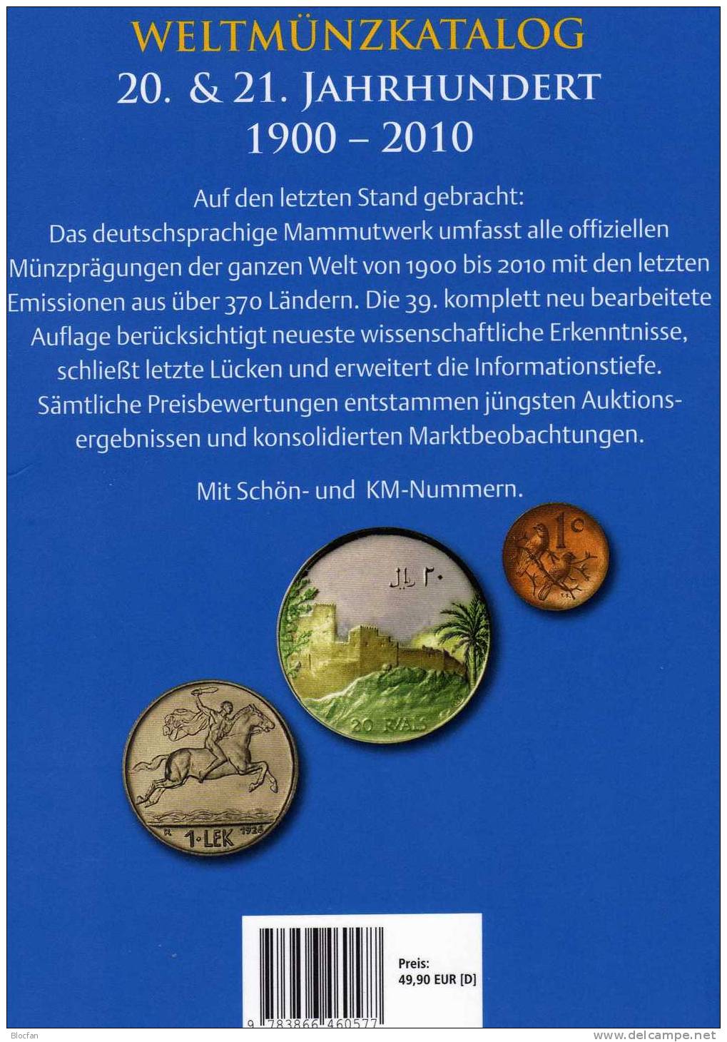 Weltmünzkatalog Schön 2011 neu 50€ Münzen des 20.Jahrhundert A-Z Battenberg Verlag Europa Amerika Afrika Asien Ozeanien