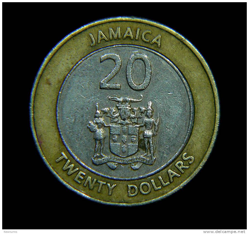 GIAMAICA 20 DOLLARS 2000 BIMETALLICA - Jamaica