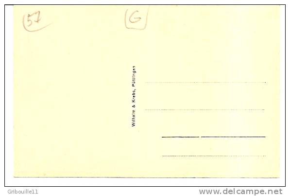 PÜTTLINGEN ( PUTTELANGE)  -  2 ANSICHTEN Der Bombardierten " SCHULE "  -  Editeur : WILHELM & KREBS De Püttlingen   N° / - Puttelange